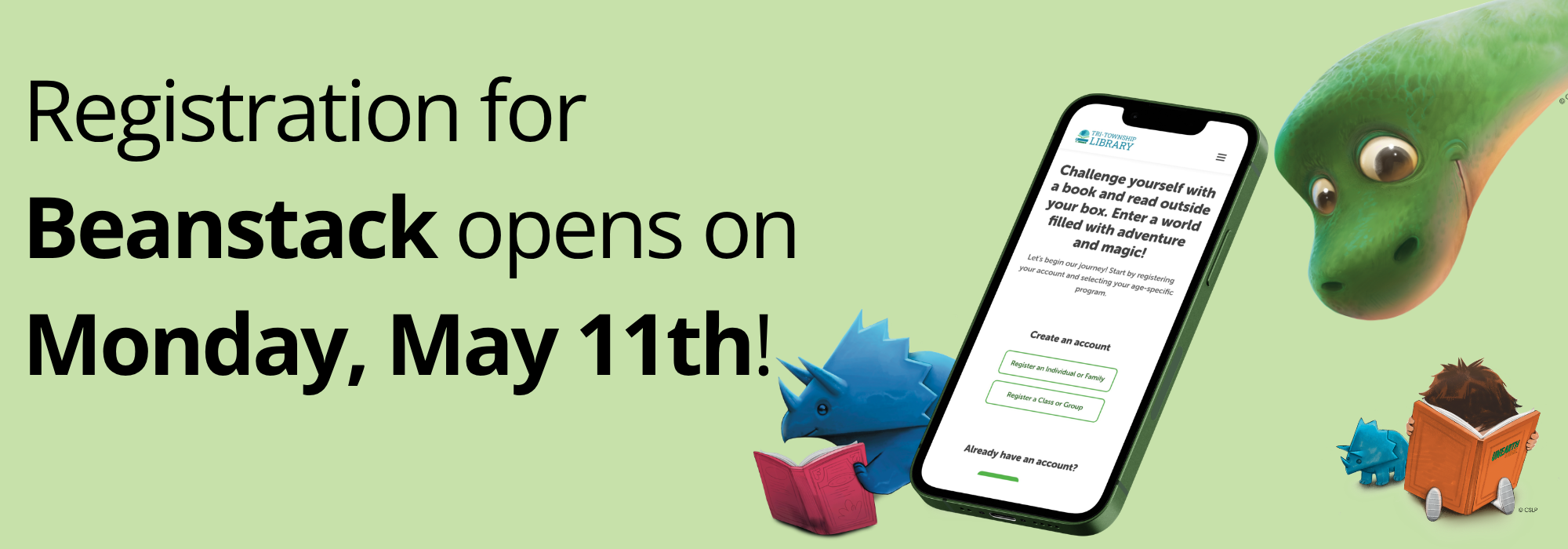 Register for Beanstack